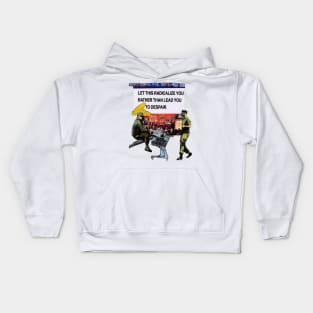 Stolen art, people, narratives, knowledge ft. Banksy Kids Hoodie